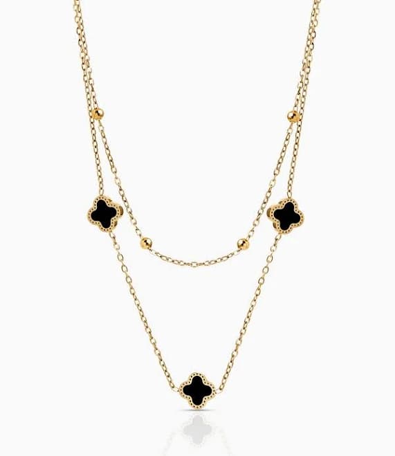 18K Gold Plated Aroha Clover Necklace