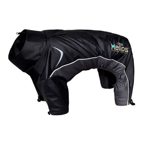 The Pet Life Helios Blizzard Full-Bodied Adjustable and 3M Reflective Dog Jacket, Black