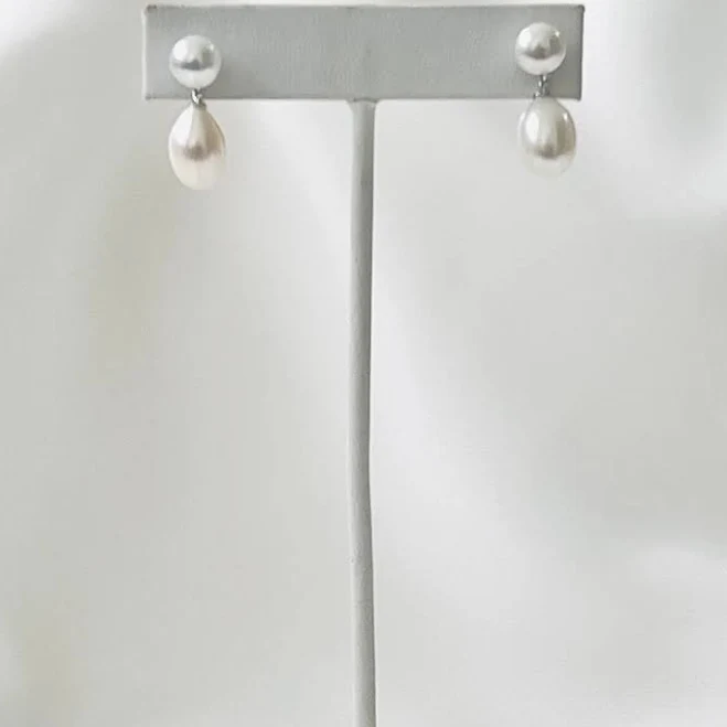 Pearl Teardrop Earrings