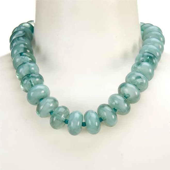 Anna Ava Chunky Beaded Statement Necklace