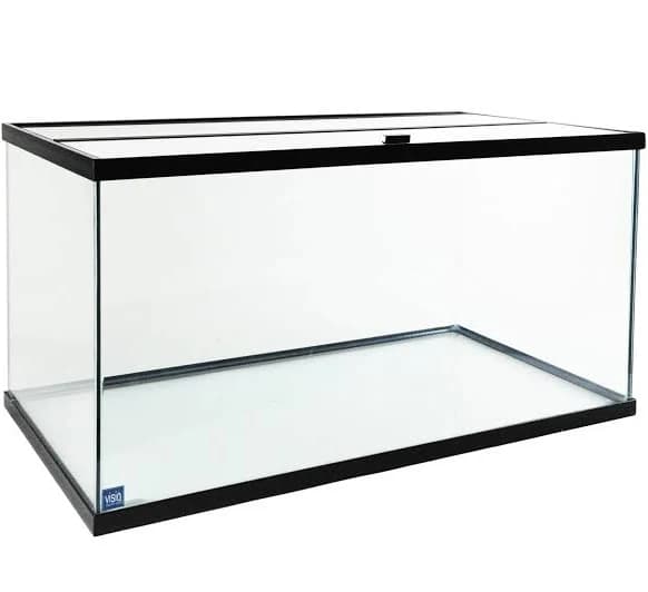 Black Braced Glass Aquarium - Visio 12t / Black Trim / No Lid