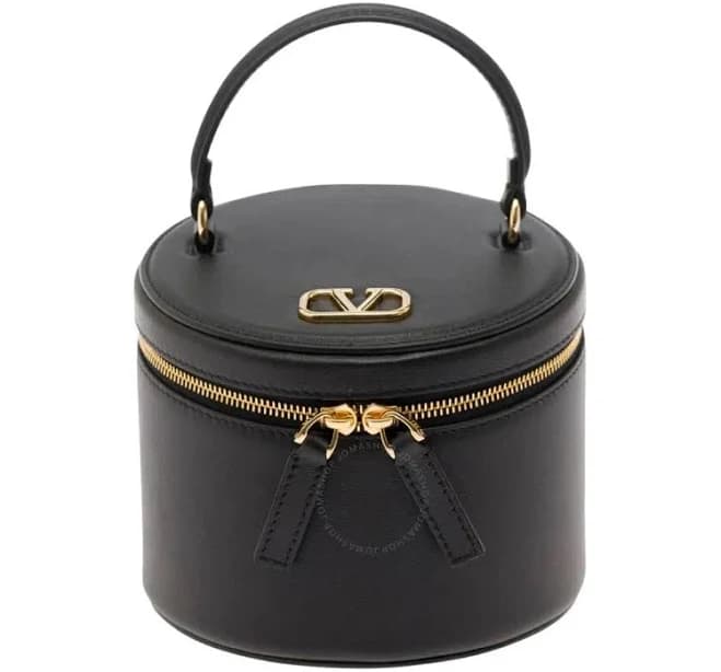 Valentino Garavani Women's Mini VLogo Signature Calf Leather Vanity Case