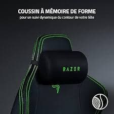 Razer Iskur Premium Gaming Chair with Integrated Lumbar Support (For Gaming, Multi-Layer Synthetic Leather, Foam Padding, Adjustable Height) Fabric | XL : Amazon.com.be: Home & Kitchen