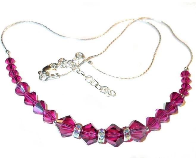 Sterling Silver Swarovski Crystal Necklace