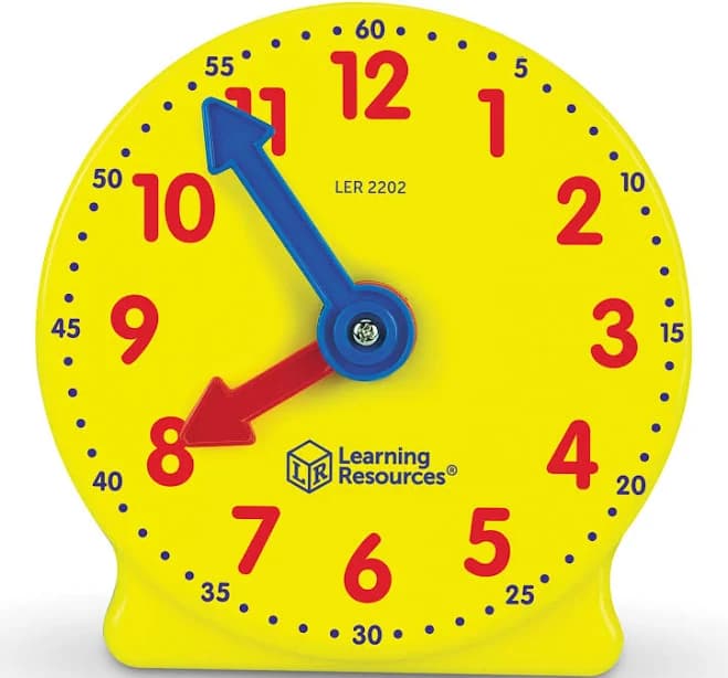 Learning Resources Big Time Mini Clock 4"