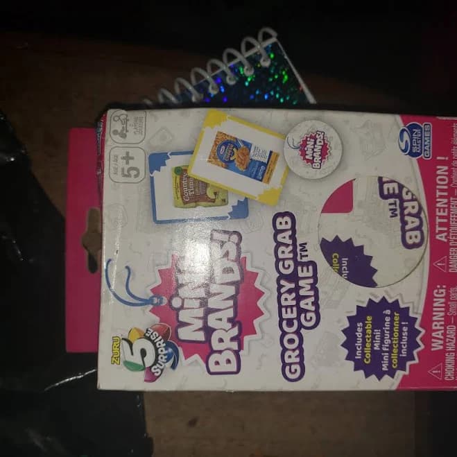 Mini Brands Toys | 5 Surprise Mini Brands Grocery Grab Game - Pink And White | Color: Pink/White | Size: Osbb | Kendalljade_80's Closet