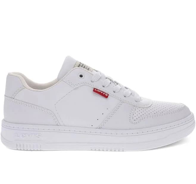 Women's Levi's Drive Lo Synthetic Leather Casual Lace Up Sneaker Shoe