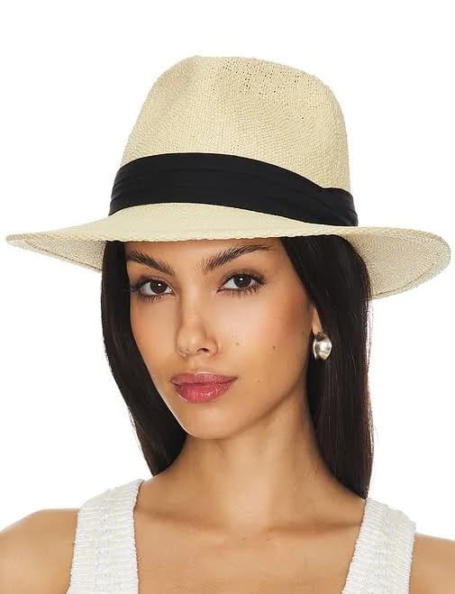 Brixton Sol Fedora - Natural & Black
