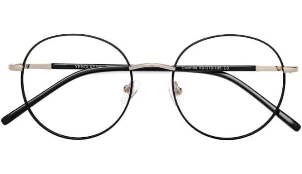 Cosmos Retro-Vintage Oversized Round Eyeglasses