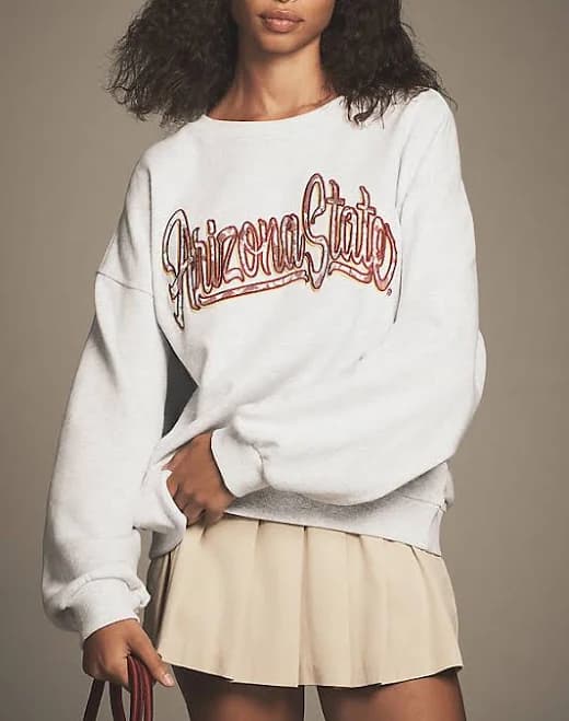 The Wild Collective x Anthropologie NCAA Cotton Sweatshirt