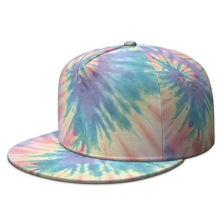 Tie Dye Adjustable Snapback Hat