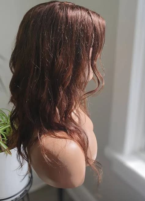 Wavy Brown Human Hair Wig