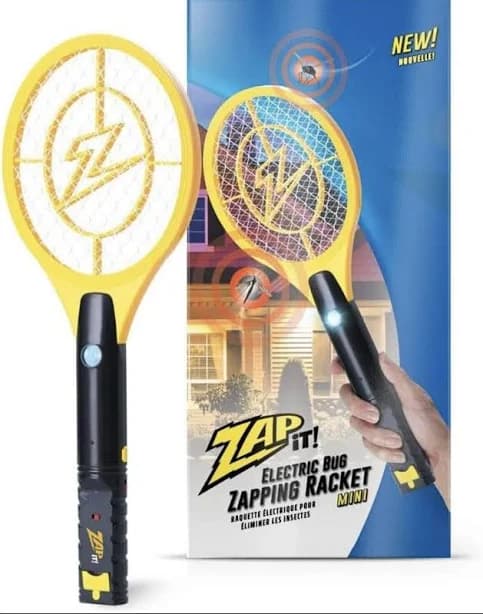 Zap It! Electric BUG Fly ZAPPING Swatter RACKET