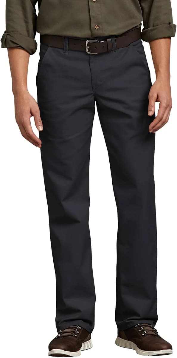 Genuine Dickies Mens Flat Front Flex Pant