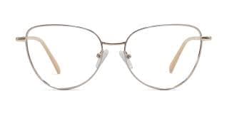 Diana Cat Eye Gold Eyeglasses - Mouqy Eyewear