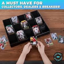 Storage Standard Card Sorting Tray - Stackable Trading Cards Organizer - 15-Compartment Tray Sorter for Organizing Raw, Sleeved or Toploaders - Includes Organization Insert Dividers : Toys & Games - Amazon.com
