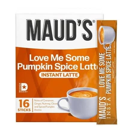 Maud's Pumpkin Spice Instant Latte Packets
