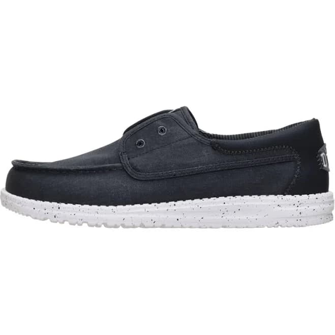 HEYDUDE Men's Wally Cru Stretch Canvas Slip-On Sneaker