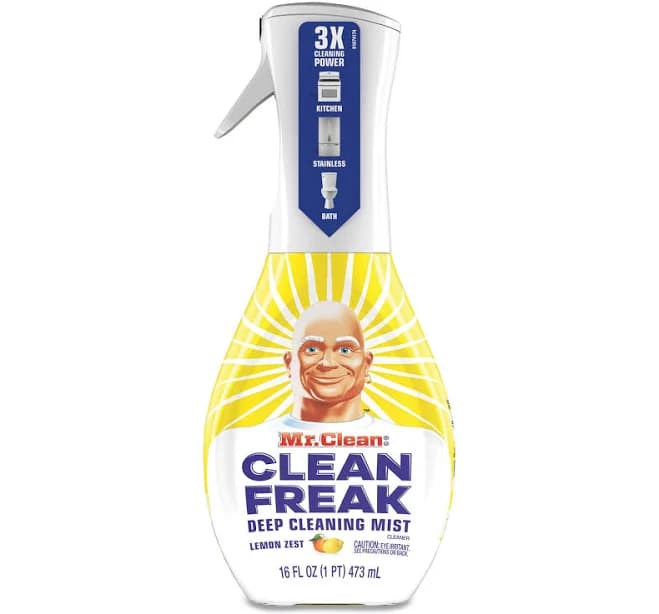 Clean Freak Deep Cleaning Mist Multi-Surface Spray, Lemon, 16 Oz Spray Bottle