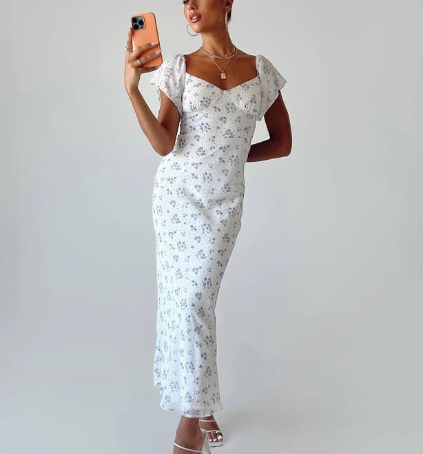Princess Polly Hera Floral Maxi Dress
