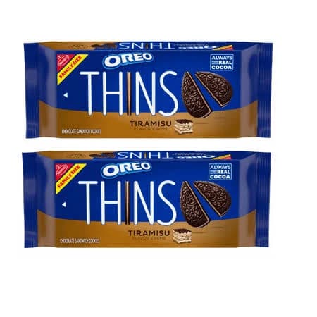 Oreo Tiramisu Creme Chocolate Sandwich Cookies 11.7oz Pack of 2, Size: 11.7 oz