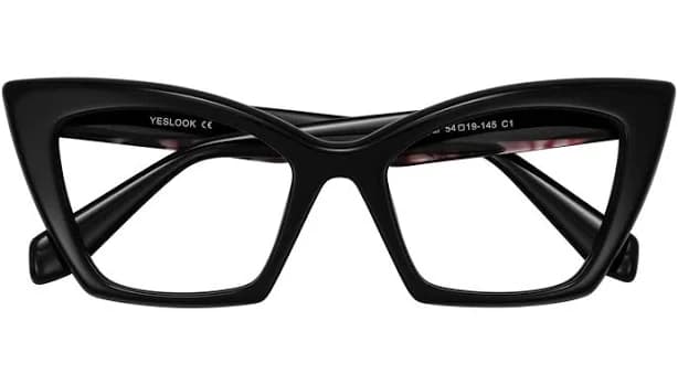 Retro-Vintage Acetate Butterfly Full-Rim Glasses