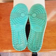 Nike Air Jordan 1 Flight 3 Premium Black Suede with Turquoise and Green Tongue | eBay