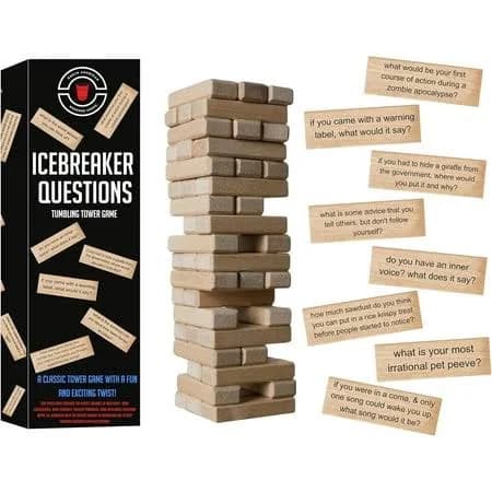 Icebreaker Questions - Tumbling Tower Game