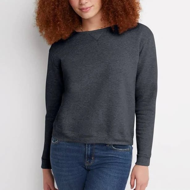 Hanes EcoSmart Women's Fleece Sweatshirt