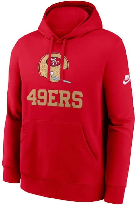 Men's Nike San Francisco 49ers Club Fleece Pullover Hoodie
