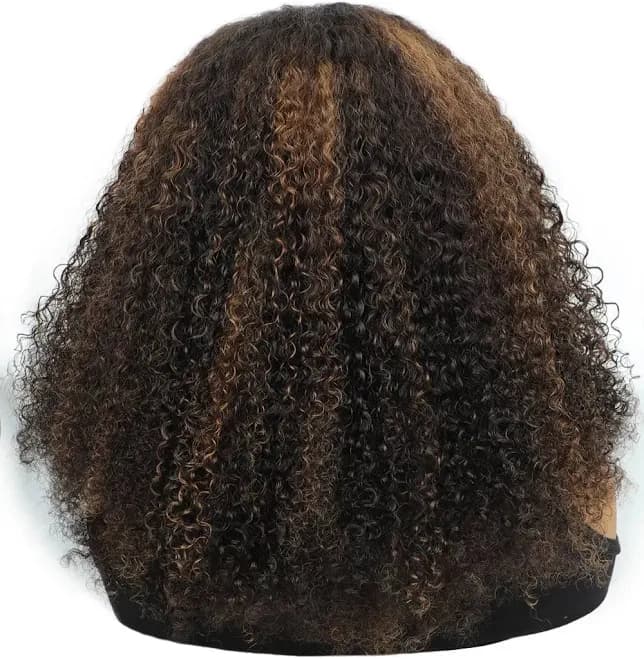 Jerry Curl Glueless HD Lace Frontal Wig