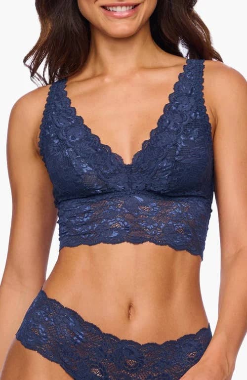 Cosabella | Plungie Longline Bralette | M | Blue