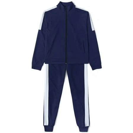 Ma Croix Men's Oversized Striped Tracksuit Set