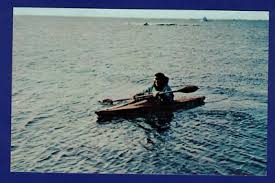 VINTAGE POSTCARD ARCTIC ALASKA WATERTIGHT ESKIMO KAYAK | eBay