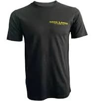 Men's Black Short Sleeve Chest Logo