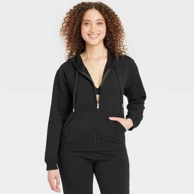 Auden Women's Fleece Zip-Up Sweatshirt