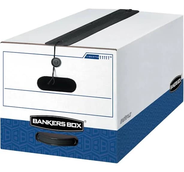 Bankers Box Liberty Plus Heavy-Duty Storage Boxes Letter