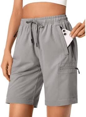 Women's Quick Dry Hiking Cargo Shorts with Pockets