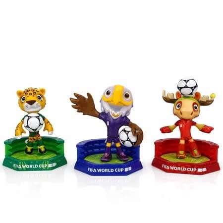 FIFA 2026 World Cup Official Licensed Mascot Toy Figurines
