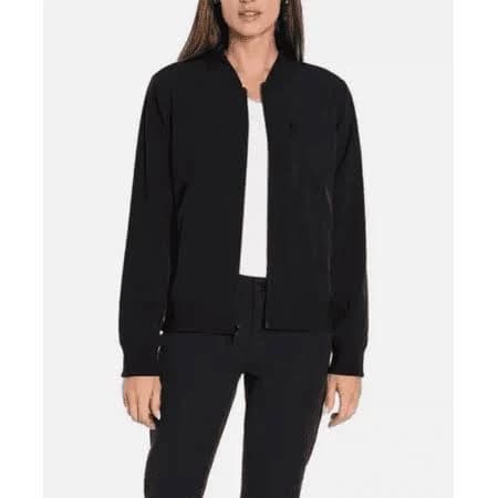 Banana Republic Women's Stretch Full Zip Bomber Jacket
