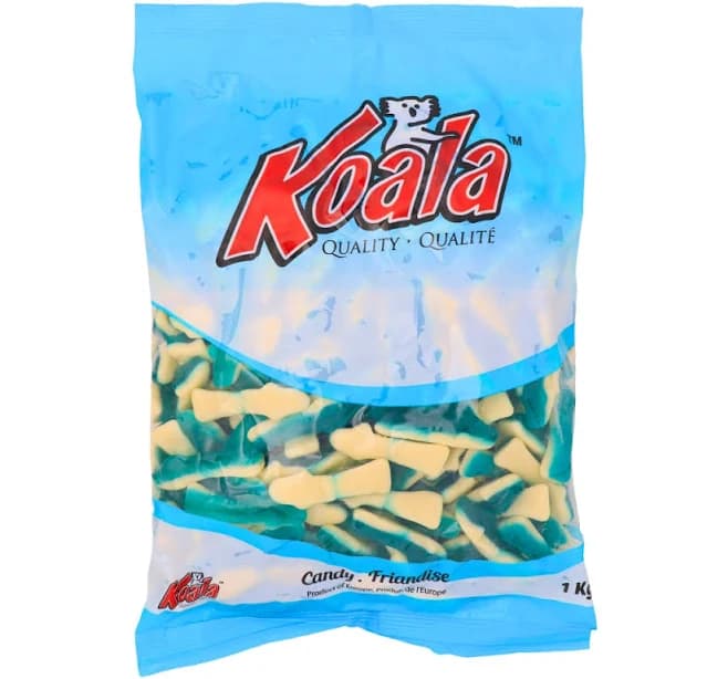 Koala Blue Shark Gummy Candies