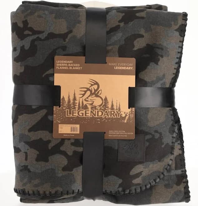 Legendary Whitetails Camo Throw Blanket