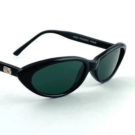 Vintage 90s Cat Eye Slim Oval Sunglasses