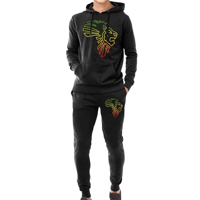 Artistshot African Map Hoodie & Jogger Set
