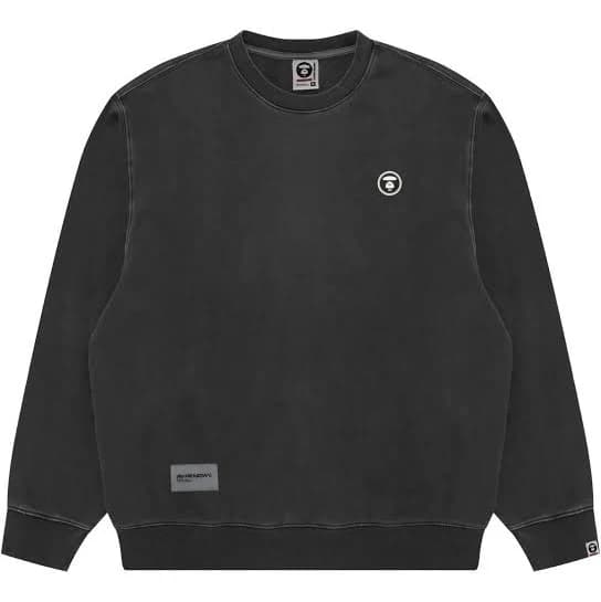 Aape By a Bathing Ape Men's Logo-detail Crew-neck Sweatshirt