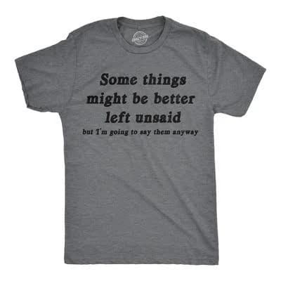 Crazy Dog Men's Funny Sarcastic Graphic Novelty T-Shirt