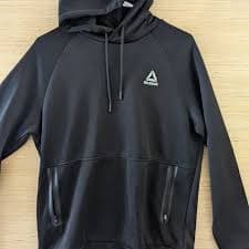 Reebok | Shirts | Reebok Mens Pullover Athletic Polyester Blend Training Hoodie Small Black 567 | Poshmark