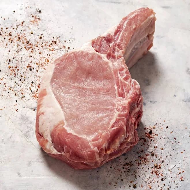 Wild Fork Foods Pork Bone-in Double Rib Chop 1 Piece