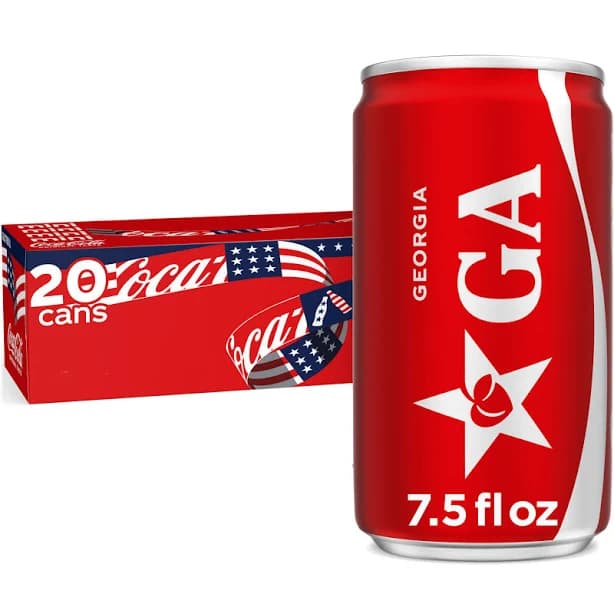 Coca-cola Cans, 7.5 fl oz, 20 Pack, Size: Regular