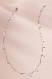 Crystal-Charm Chain Necklace | Anthropologie